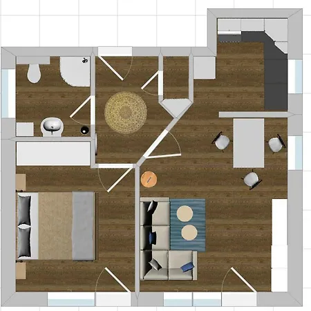 公寓 Stahmer, Wiebke Und Timo Ferienapp Nr 3 舍恩贝里耶海滩